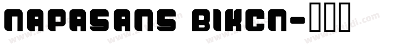 NAPASANS BIkCn字体转换